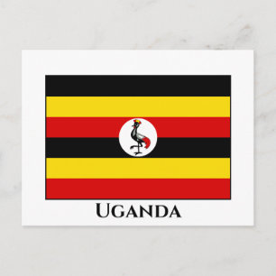 Uganda Flag Briefkaart