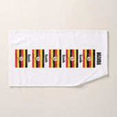 UGANDA FLAG  foto gym Handdoek (Handdoek)
