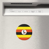 Uganda Flag Magnet Magneet (Insitu (Vaatwasser))