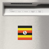 Uganda Flag Magnet Magneet (Insitu (Vaatwasser))