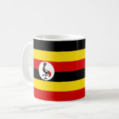 "Uganda Flag Mok - Bold National Pride Ceramic Cof (Voorkant links)