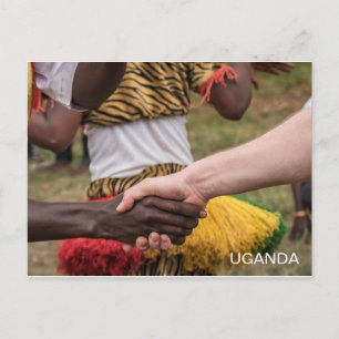 Uganda Friendship Travel Briefkaart