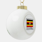 Uganda Keramische Bal Ornament (Links)