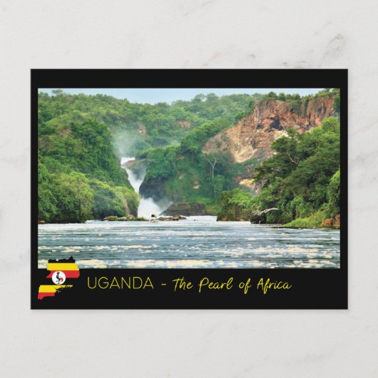 Uganda Postkarte Briefkaart (Voorkant)