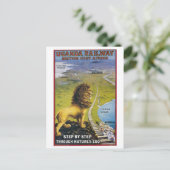 Uganda Railway, British East Africa Briefkaart (Staand voorkant)