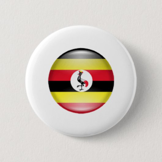 Uganda Ronde Button 5,7 Cm (Voorkant)