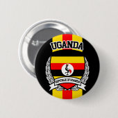 Uganda Ronde Button 5,7 Cm (Voorkant /achterkant)