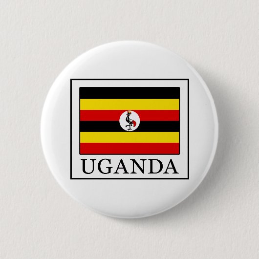 Uganda Ronde Button 5,7 Cm (Voorkant)