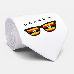 Uganda Shades aangepast stropdas voor tekst en kle