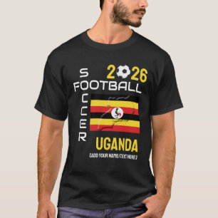 UGANDA Voetbal Voetbal Custom 2026 ELK JAAR T-shirt