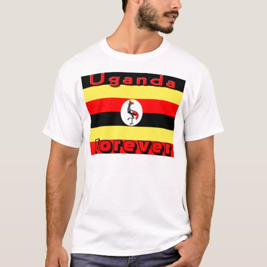 Uganda voor altijd t-shirts (Voorkant)