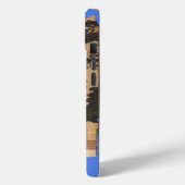 Uganda Wildlife Kaart Kunst Afdrukken Case-Mate iPhone Case (Achterkant / Links)