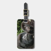Ugandan Gorillas Bagagelabel (Voorkant verticaal)