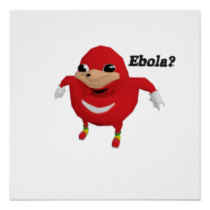 Ugandan Knuckles Warrior Perfect Poster