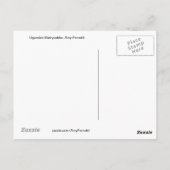 Ugandese Matryoshka-Briefkaart Briefkaart (Achterkant)