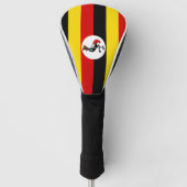 Ugandese vlag golfheadcover (Voorkant)
