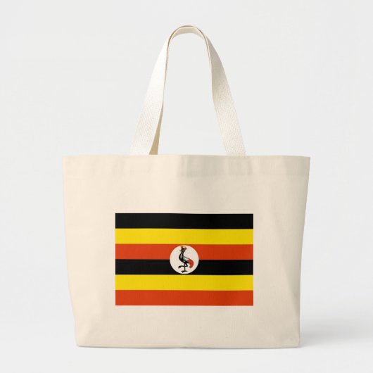 Ugandese vlag grote tote bag (Voorkant)