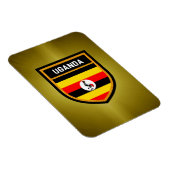 Ugandese vlag magneet (Rechterzijde)