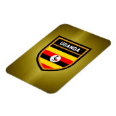 Ugandese vlag magneet (Linkerzijde)