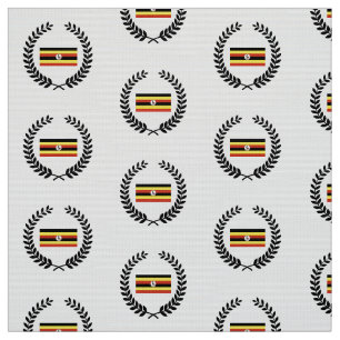 Ugandese vlag stof