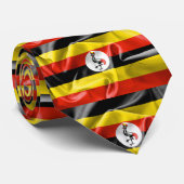 Ugandese vlag stropdas (Opgerold)