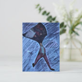Ugh Berekening Mixed Media Collage Briefkaart (Staand voorkant)