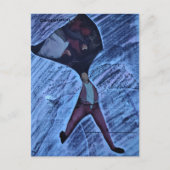 Ugh Berekening Mixed Media Collage Briefkaart (Voorkant)