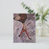 Ugh MAth Mixed Media Collage Briefkaart (Staand voorkant)