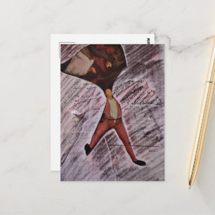 Ugh MAth Mixed Media Collage Briefkaart