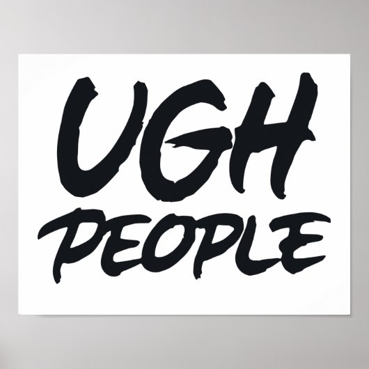 UGH Mensen Poster (Voorkant)