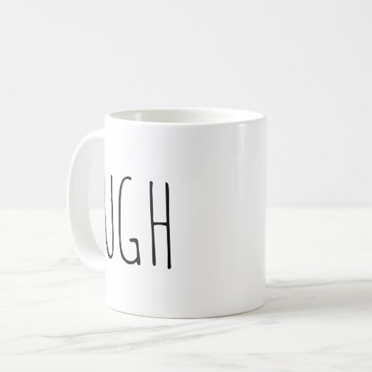 UGH| Mug de café amusant (Devant gauche)