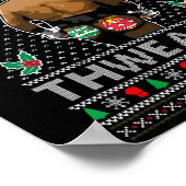 Ugly Ath Sweater Merry Christmas Poster (Hoek)