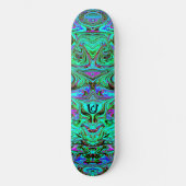 Ugly Blue Liquified Skateboard (Voorkant)