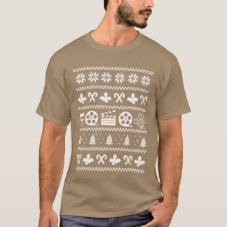 Ugly Christmas Film Set Movie Fan girl T-shirt