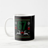 Ugly Christmas Sweater 67 Design Koffiemok (Links)