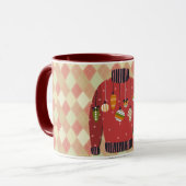 Ugly Christmas Sweater Art Mug Red (Devant gauche)