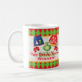 Ugly Christmas Sweater Contest Winnaar Mok (Links)