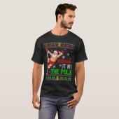 Ugly Christmas Sweater Working It At The Le Funny  T-shirt (Voorkant volledig)