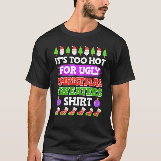 Ugly Christmas T-shirt (Voorkant)