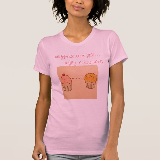 Ugly Cupcakes T-shirt (Voorkant)