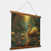 Ugly Duck Hangend Wandkleed (Gebogen)