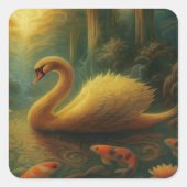 Ugly Duck Vierkante Sticker (Voorkant)