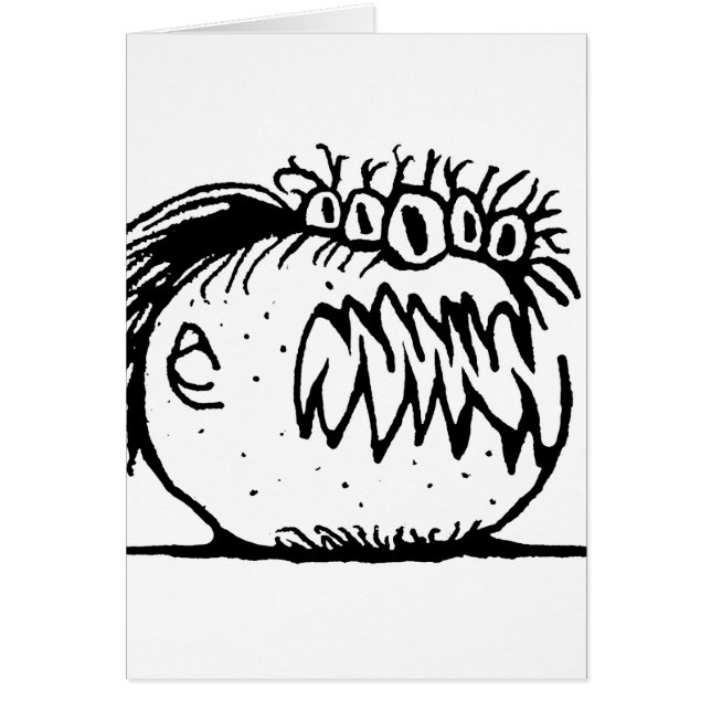 Ugly fantasy monstre drawing (Devant)