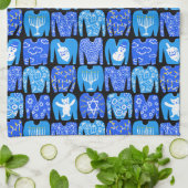 Ugly Hannukah Sweaters Holiday Pattern Theedoek (Gevouwen)