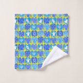 Ugly Hannukah Sweaters Motif de vacances (Gant de toilette)