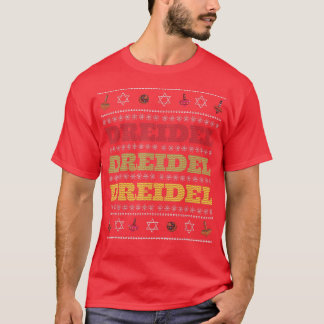 Ugly Hanukkah Dreidel Dreidel Song T-shirt