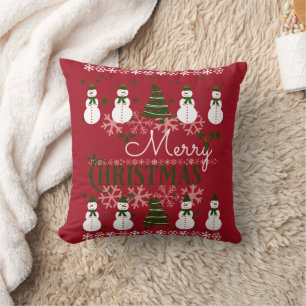 Ugly Holiday Sweater Merry kerst Kussen