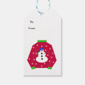 Ugly kerstkeuken cadeaulabel (Voorkant)