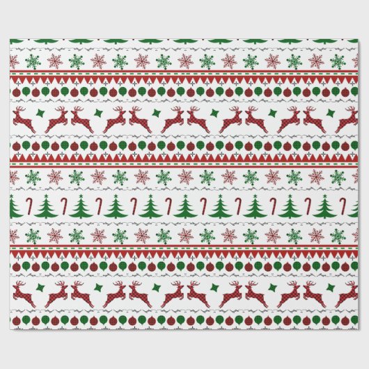 Ugly kerstkeuken cadeaupapier (Vlak)