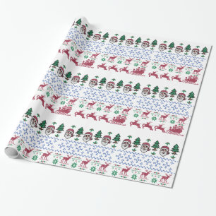 Ugly kerstkeuken Thunder_Cove Cadeaupapier